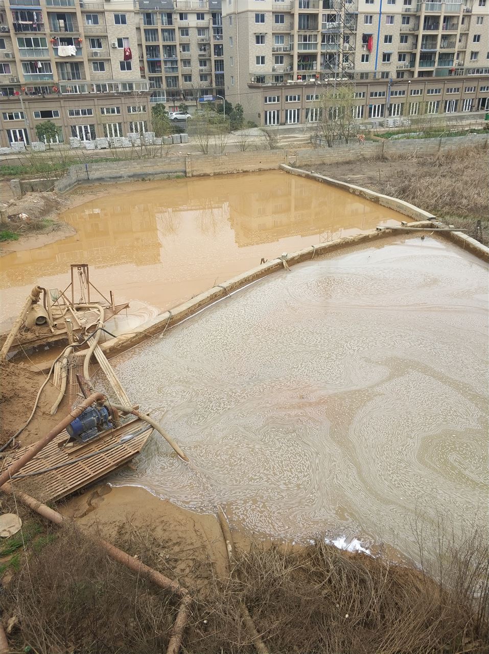 东安沉淀池淤泥清理-厂区废水池淤泥清淤