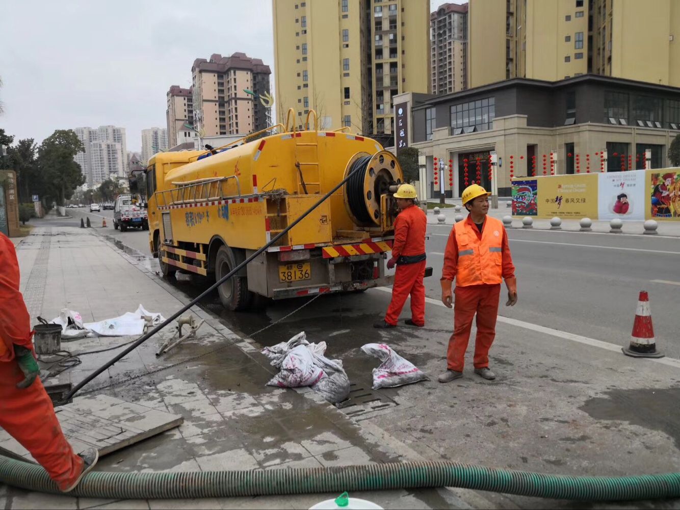 东安排污管道清淤-管道清洗